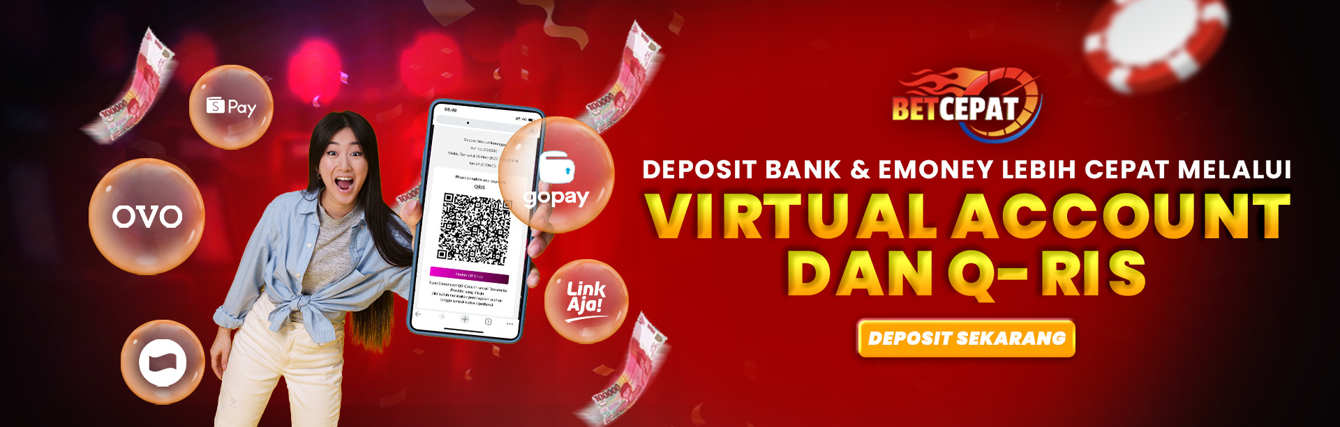 deposit qris dan va